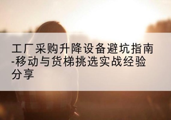 保德移动式升降机怎么选-工厂采购升降设备避坑指南-移动与货梯挑选实战经验分享